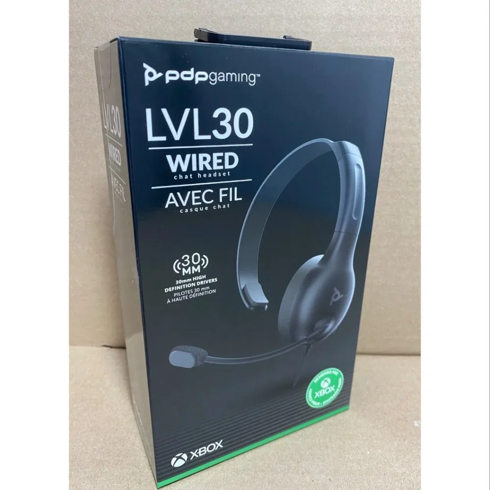 PDP LVL30 Wired Headset Noise Canceling‎ Mic Single Sided One Ear for PC Xbox